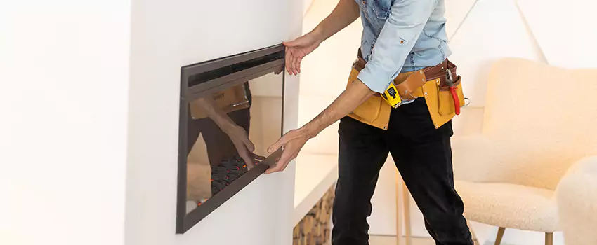 Metal Fireplace Installation in Neenah, Wisconsin