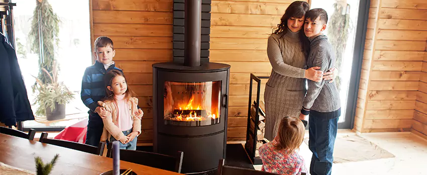 Morso Cast Iron Fireplace Insert Installation in Neenah, Wisconsin
