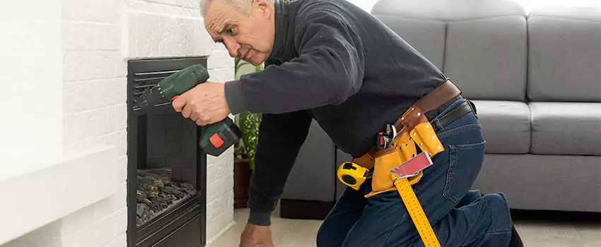 New Indoor Fireplace Installation in Neenah, Wisconsin