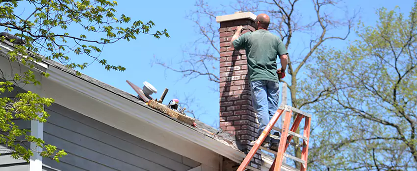 Vinyl and PVC Chimney Flashing Installation in Neenah, WI