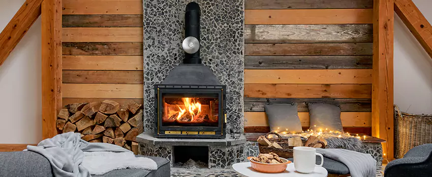 Thelin Hearth Products Direct Vent Gas Stove Fireplace Inspection in Neenah, Wisconsin